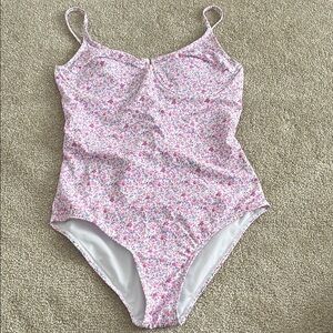 Pink Lily Floral One-Piece Swimsuit